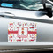 Firefighter Character Large Rectangle Car Magnets- In Context