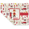 Firefighter Character Linen Placemat - Folded Corner (double side)
