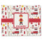 Firefighter Character Linen Placemat - Front