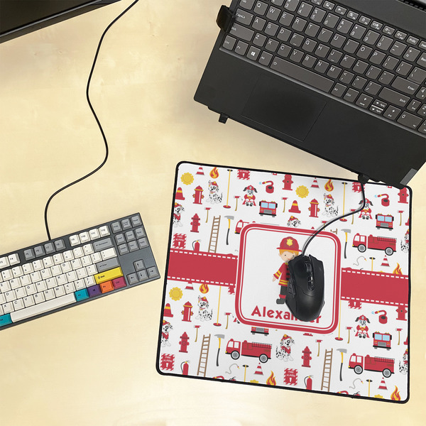 Firefighter Character Medium Gaming Mats - LIFESTYLE
