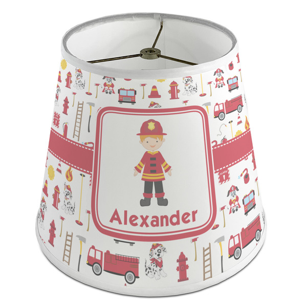 Custom Firefighter Character Empire Lamp Shade (Personalized)