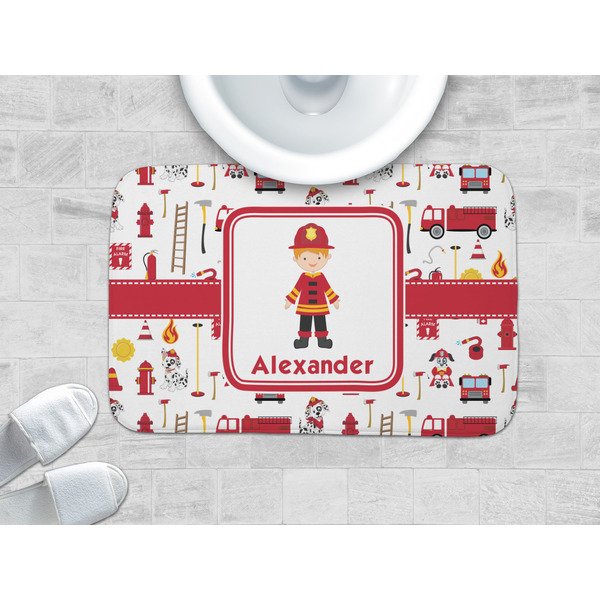 Firefighter Character Memory Foam Bath Mat - LIFESTYLE 34x21