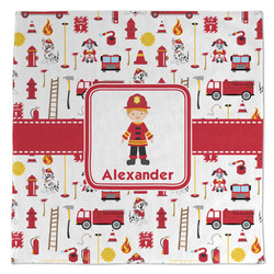 Firefighter Character Microfiber Dish Towel (Personalized)