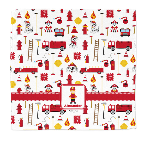 Custom Firefighter Character Microfiber Dish Rag (Personalized)