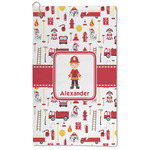 Firefighter Character Microfiber Golf Towel (Personalized)