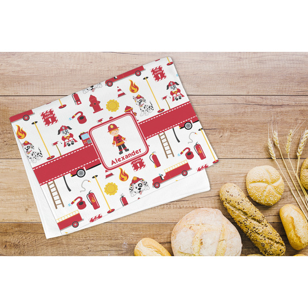 Firefighter Character Microfiber Kitchen Towel - LIFESTYLE