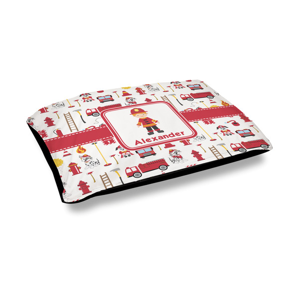 Custom Firefighter Character Outdoor Dog Bed - Medium (Personalized)