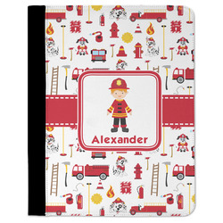 Firefighter Character Padfolio Clipboard - Large (Personalized)