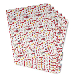Firefighter Character Binder Tab Divider - Set of 6 (Personalized)