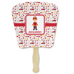 Firefighter Character Paper Fan (Personalized)