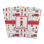 Firefighter Character Party Cup Sleeve - without bottom (Personalized)