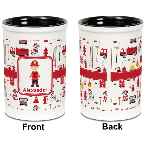 Firefighter Character Pencil Holder - Black - approval