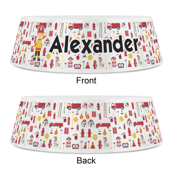 Firefighter Character Plastic Pet Bowls - Small - APPROVAL