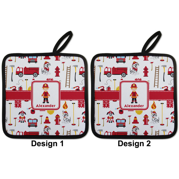 Firefighter Character Pot Holders - Set of 2 APPROVAL