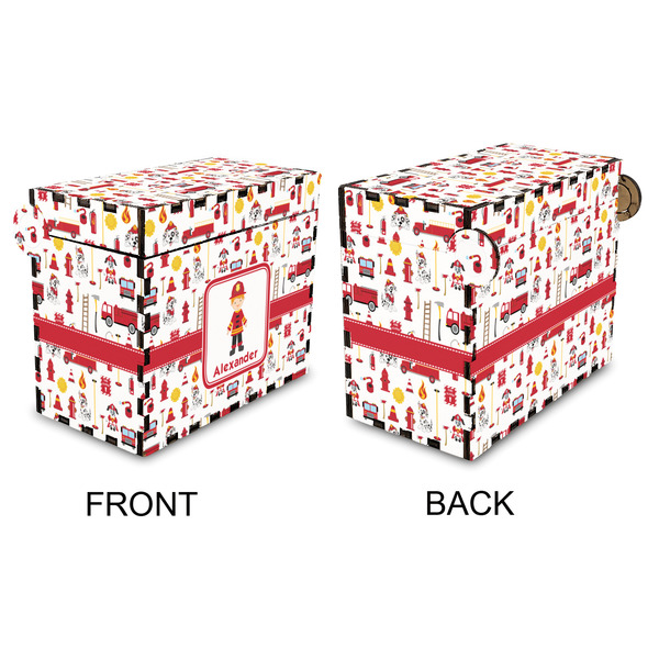 Firefighter Character Recipe Box - Full Color - Approval