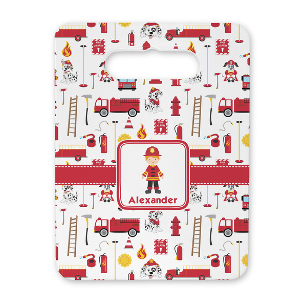 Custom Firefighter Character Rectangular Trivet with Handle (Personalized)