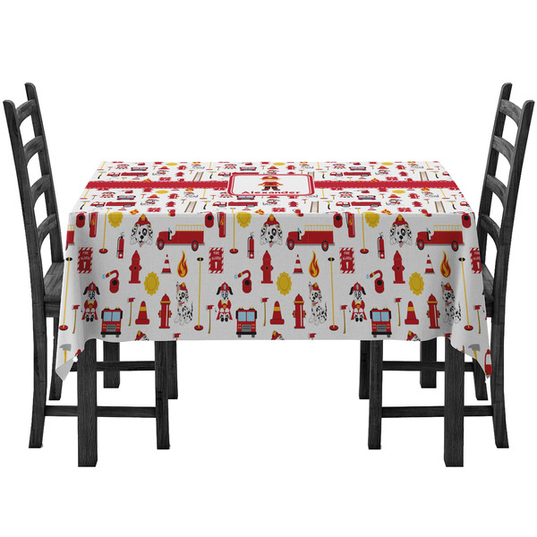 Custom Firefighter Character Tablecloth (Personalized)