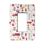Firefighter Character Rocker Style Light Switch Cover - Single Switch