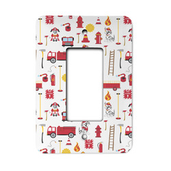 Firefighter Character Rocker Style Light Switch Cover - Single Switch