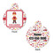Firefighter Character Round Pet ID Tag - Large - Approval