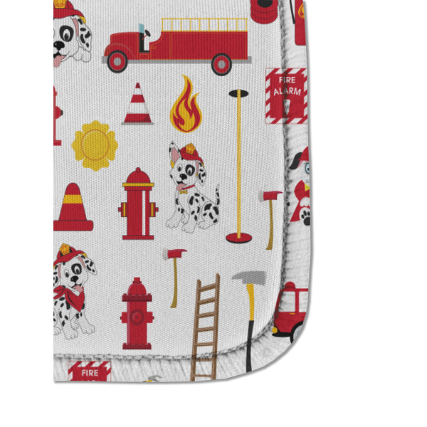 Firefighter Character Sanitizer Holder Keychain - Detail