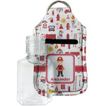 Firefighter Character Hand Sanitizer & Keychain Holder - Small (Personalized)
