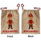 Firefighter Character Santa Sack - Front & Back (Personalized)