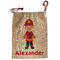Firefighter Character Santa Bag - Front