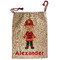 Firefighter Character Santa Sack - Front (Personalized)