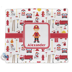 Firefighter Character Security Blankets - Double Sided (Personalized)