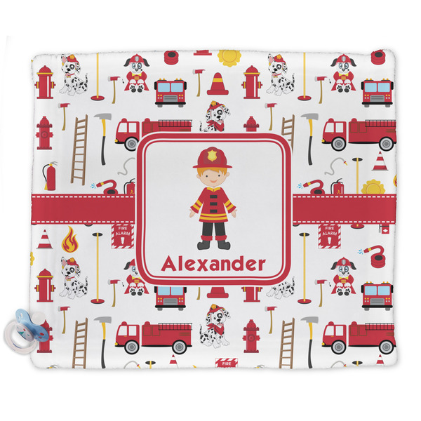 Custom Firefighter Character Security Blanket - Single Sided (Personalized)