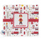 Firefighter Character Security Blanket - Front View