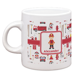 Firefighter Character Espresso Cup (Personalized)