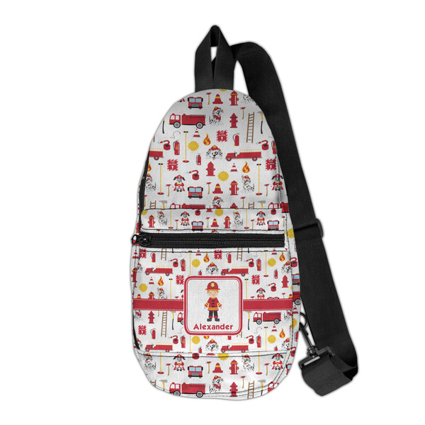 Custom Firefighter Character Sling Bag (Personalized)