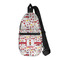 Firefighter Character Sling Bag - Front View
