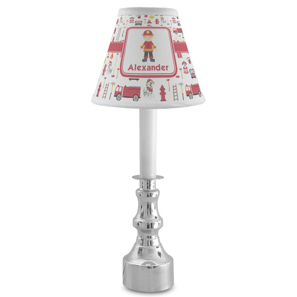 Firefighter Character Small Chandelier Lamp - LIFESTYLE (on candle stick)