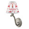 Firefighter Character Small Chandelier Lamp - LIFESTYLE (on wall lamp)