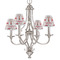 Firefighter Character Small Chandelier Shade - LIFESTYLE (on chandelier)