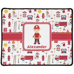 Firefighter Character Large Gaming Mouse Pad - 12.5" x 10" (Personalized)