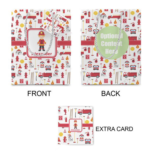 Firefighter Character Small Gift Bag - Approval