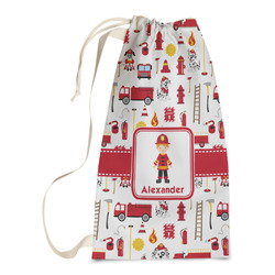 Firefighter Character Laundry Bags - Small (Personalized)