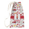 Firefighter Character Small Laundry Bag - Front View