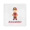 Firefighter Character Standard Cocktail Napkins (Personalized)
