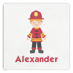 Firefighter Character Paper Dinner Napkins (Personalized)