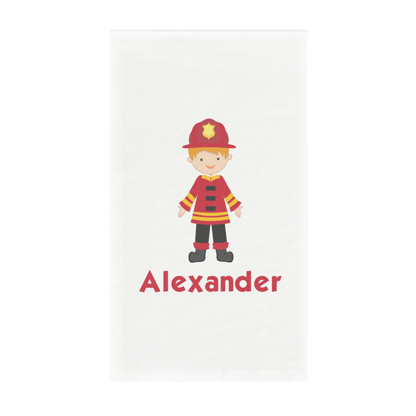 Custom Firefighter Character Guest Paper Towels - Full Color - Standard (Personalized)