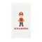 Firefighter Character Standard Guest Towels in Full Color