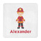 Firefighter Character Standard Decorative Napkin - Front View