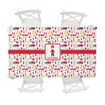 Firefighter Character Tablecloth - 58"x102" w/ Name or Text