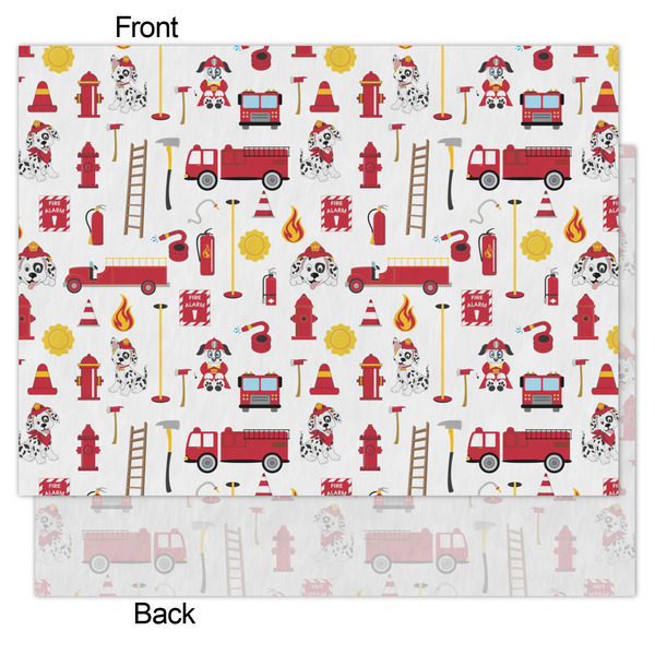 Firefighter Character Tissue Paper - Lightweight - Medium - Front & Back