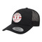 Firefighter Character Trucker Hat - Black (Personalized)